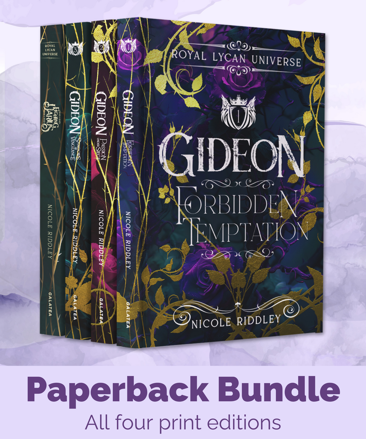 Nicole Riddley: Gideon Series (Royal Lycan Universe)