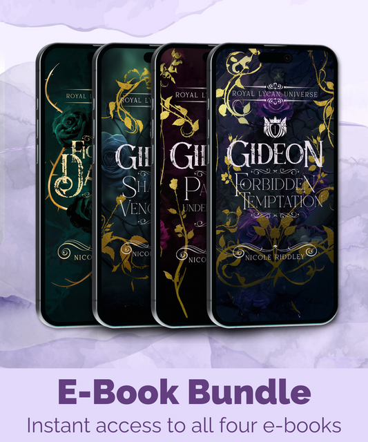 Nicole Riddley: Gideon Series (Royal Lycan Universe)