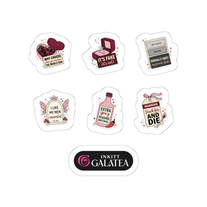 Trope Sticker Sheet Vol. 2 | Romance Reader Kiss-Cut Stickers