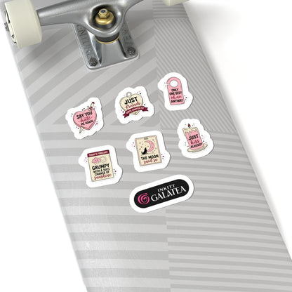 Trope Sticker Sheet Vol. 1 | Romance Reader Kiss-Cut Stickers