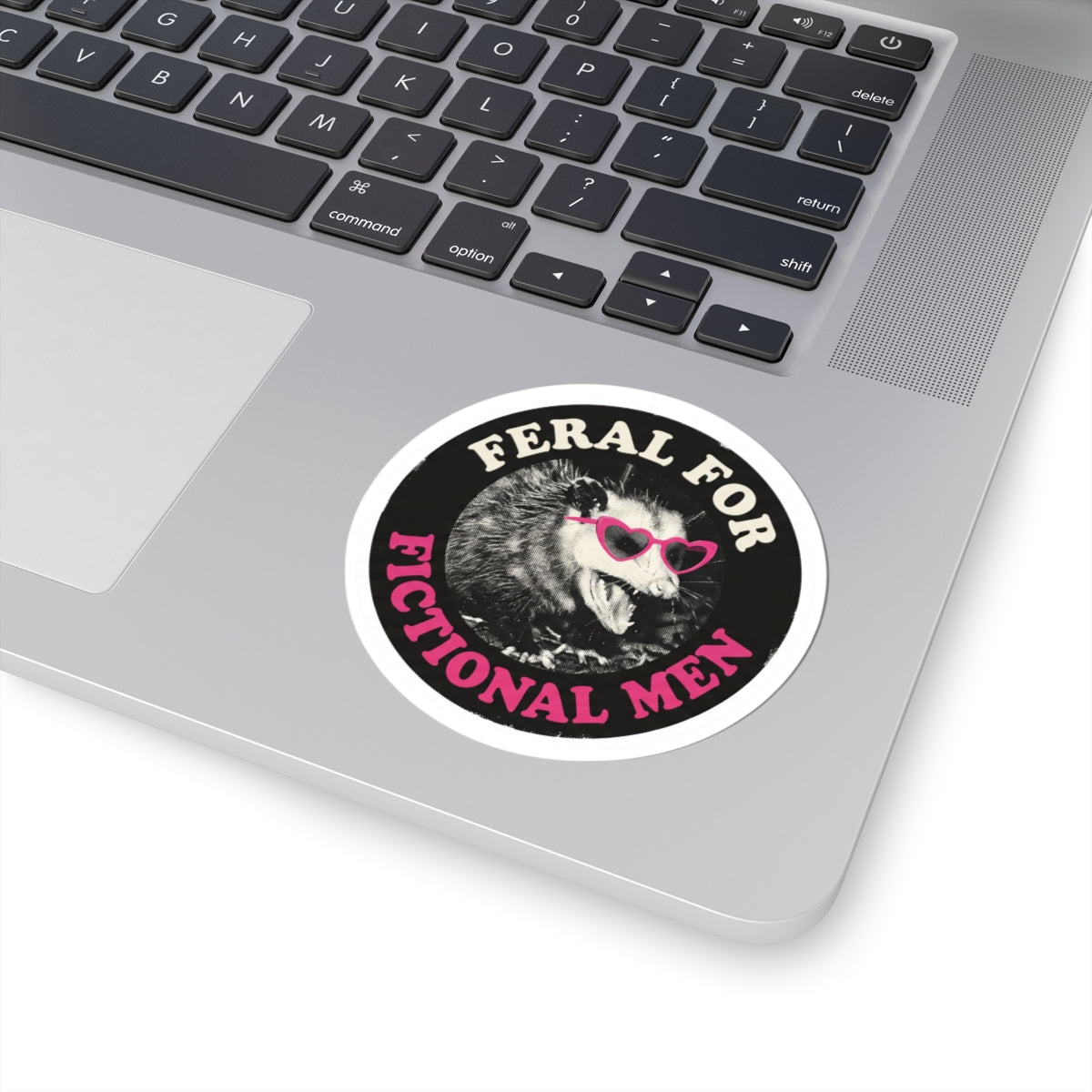 Feral for Fictional Men Sticker | Romance Reader Kiss-Cut Vinyl