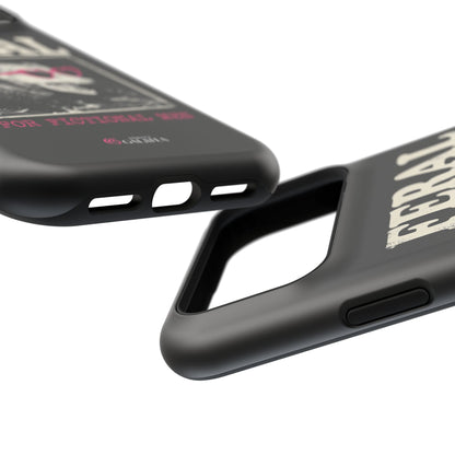 Feral for Fictional Men Phone Case - Black