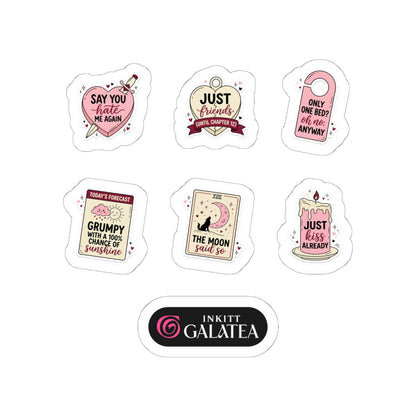 Trope Sticker Sheet Vol. 1 | Romance Reader Kiss-Cut Stickers