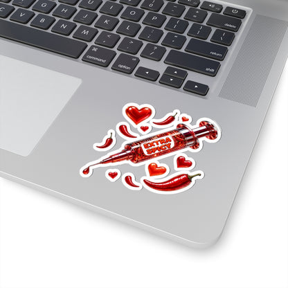 Extra Spicy Syringe | Vinyl Kiss-Cut Sticker