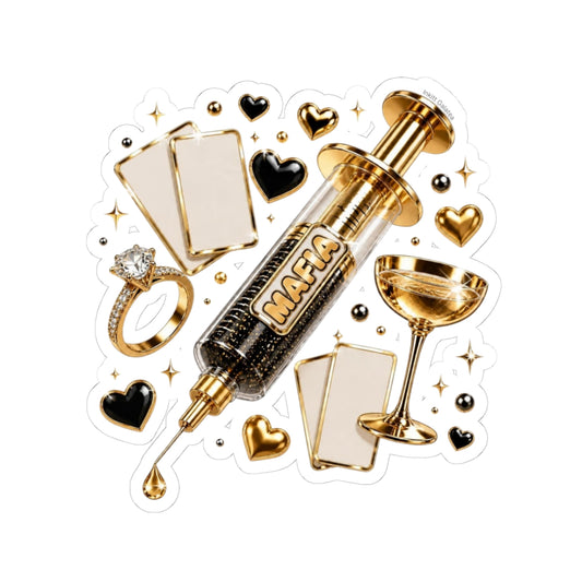 Mafia Romance Syringe | Vinyl Kiss-Cut Sticker